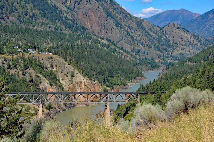 mtns and river scene
